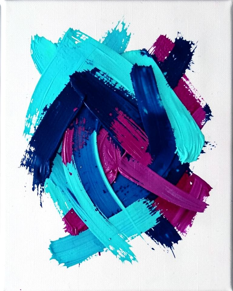 Raasta — painting by Naseema Ali